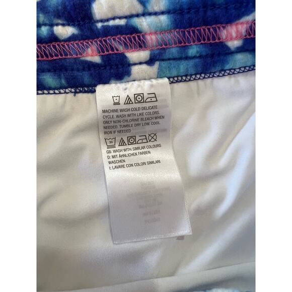 Isaac Mizrahi Soho Petite Quilted Knit Jacquard Skort BLUE NWOT SIZE 2XP - Picture 5 of 10